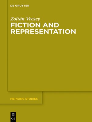cover image of Fiction and Representation